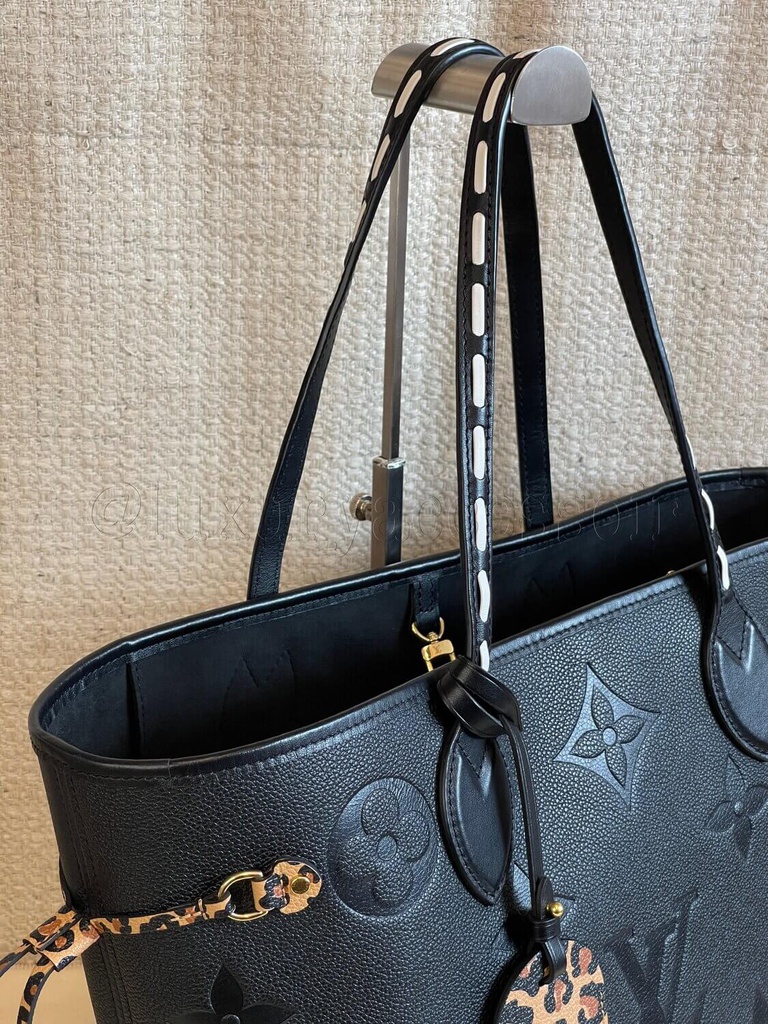 Lv neverfull mm black sale